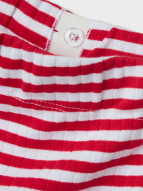 NAME IT Brede Rib Bukser Suraja Lollipop Bright White
